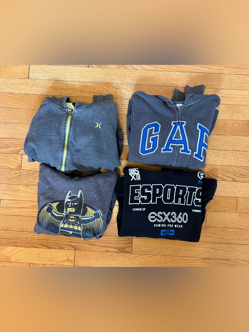 Hoodie lot age 6-8